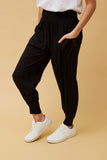 Solid Harem Pants | Black