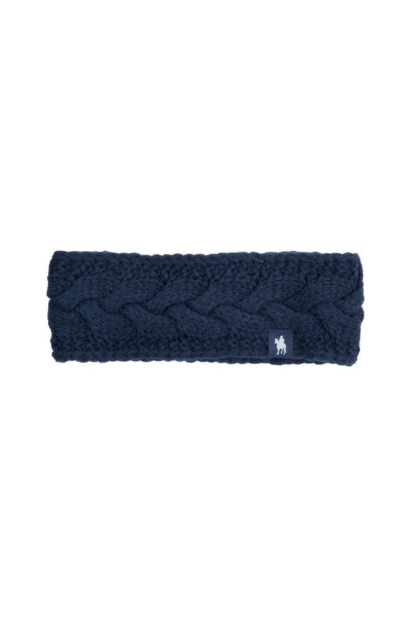 Thomas Cook Headband Cable Knit|NAVY