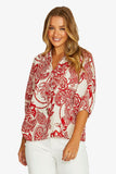 JUMP | Bohemia Ruffle Neck Top