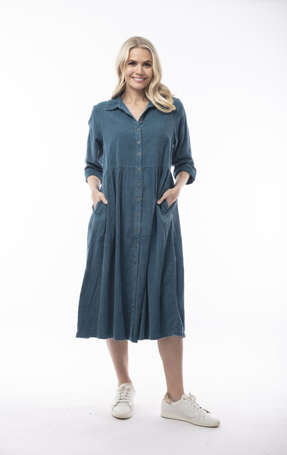 Cord Dress Collar | Teal