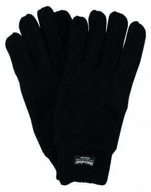 Rag Wool Thinsulate Glove | Black