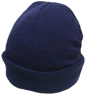 Mens 4ply Acrylic Bulky Beanie | Navy