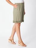 Prudence Upcycle Skirt | Khaki