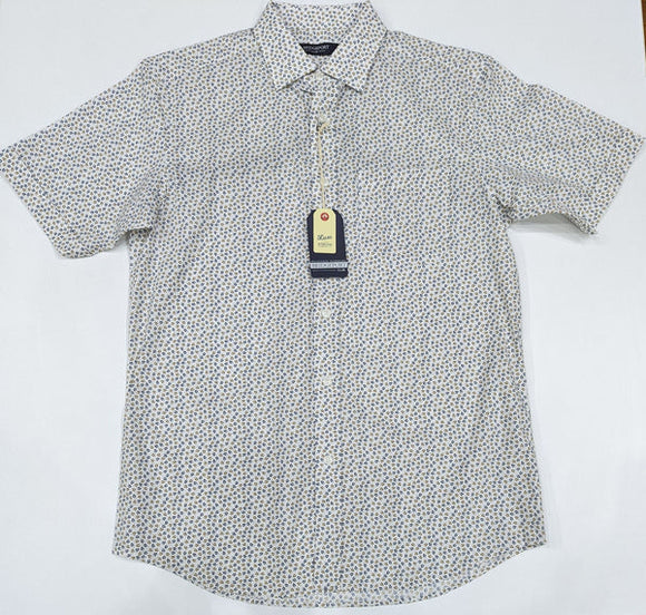 Mens S/S Shirt Bridgeport B2238 Natural