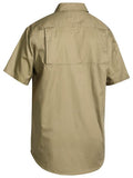 Open Front Cool Vent Shirt S/S | Khaki