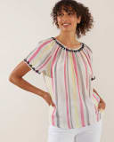 Vivid Stripe Top