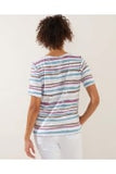 Rustic Stripe Print Tee