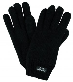 Acrylic Glove with Thinsulate Lining | Black