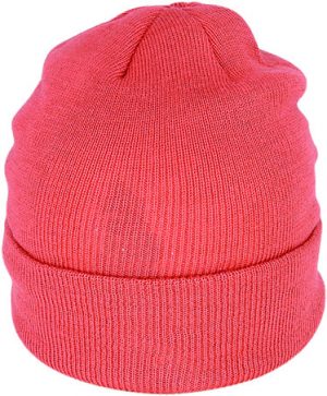 Acrylic knit Thinsulate Lined Beanie | Coral