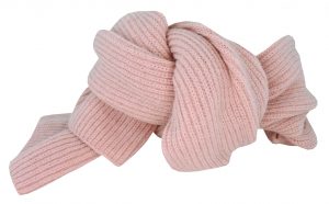 Rib Knit Scarf | Blush