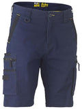 FLX & MOVE™ Stretch Canvas Zip Cargo Short | Navy, Stone, Black