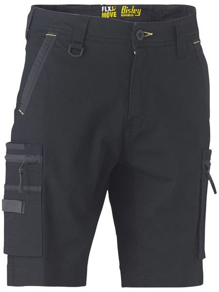 FLX & MOVE™ Stretch Utility Cargo Short | Black