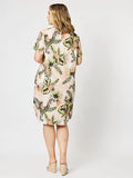 Tropical Linen Dress