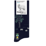 H/L Fine Merino Wool Health Sock Tourist Australia