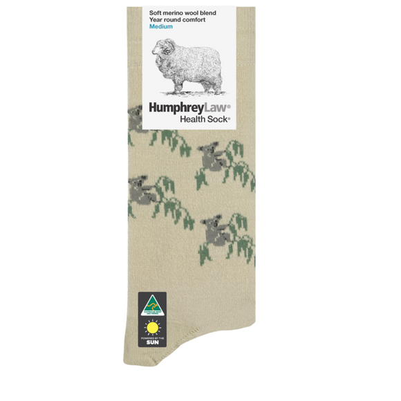 H/L Fine Merino Wool Health Sock Tourist Australia