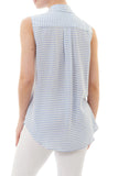 Givoni Sleeveless Longline Shirt | Blue