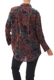 Platinum Longline Shirt | Platinum-Navy