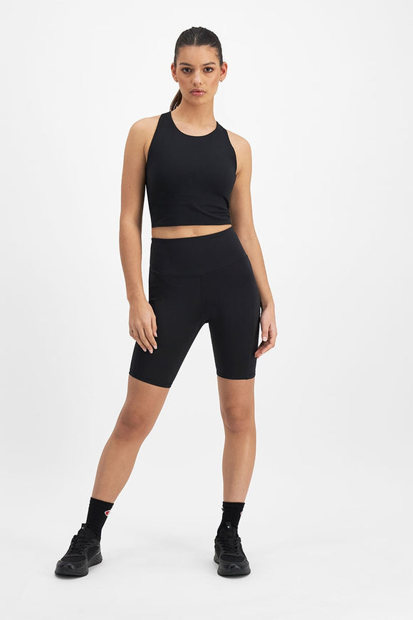 Champion High Rise Bike Short | Black