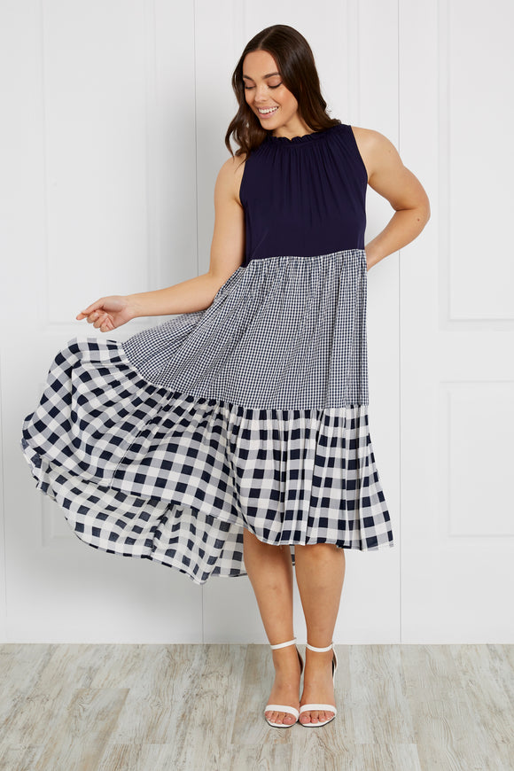 Sleeveless Tiered Dress