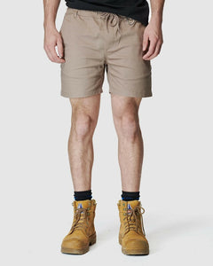 ELWD Men's Elastic Basic Short | Stone