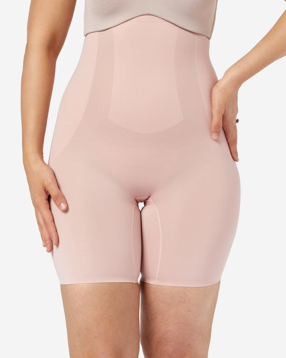HUSH HUSH Smooth High Waist Short with Control Panels | Blush