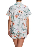 Sadie Short Cotton PJ Set | Watercolour Floral