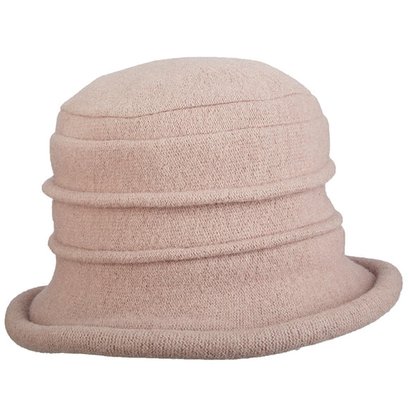 Boiled Wool Cloche | Taupe