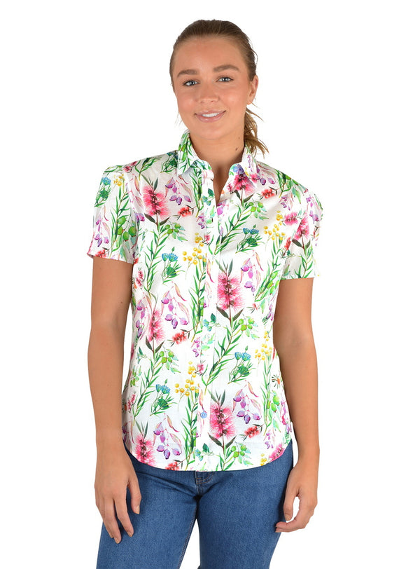 Thomas Cook Claire Pin Tuck Shirt S/S | Native Floral