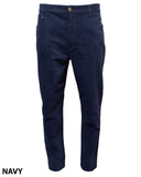 Pilgrim Men's 5 Pocket Western Moleskin Jean| Navy
