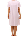 Schrank Stripe Cotton Jersey Nightie -Pink