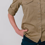 Light Weight Shirt Extended L/S | Khaki