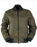 Womens Bailey Bomber Jacket | Olive