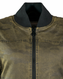 Womens Bailey Bomber Jacket | Olive