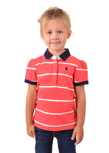 Kids Delilah S/S Polo | Watermelon