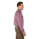 Thomas Cook Hume Check L/S Shirt |Red/Navy Check