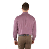 Thomas Cook Hume Check L/S Shirt |Red/Navy Check