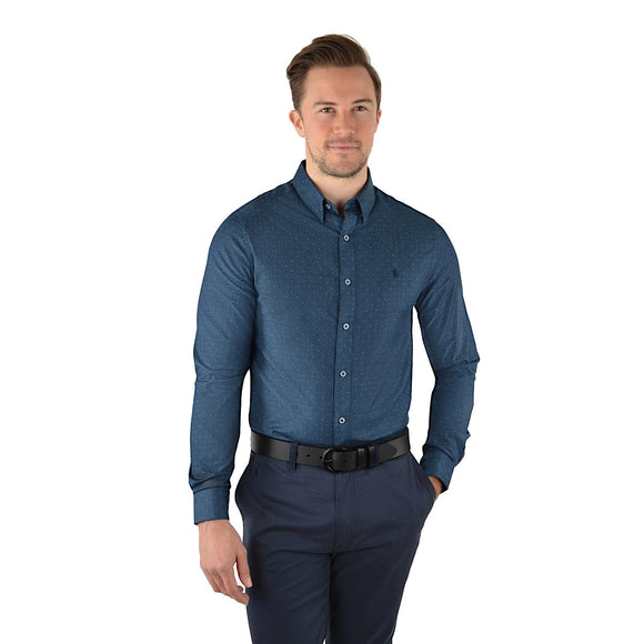 Thomas Cook Jude Check L/S Shirt |Denim