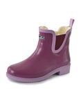 THOMAS COOK  Wynyard Gumboot | Plum, Black, Dark Khaki & Night Shadow Blue