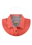 THOMAS COOK | Womens Contrast Light 1/2 Placket L/S Shirt