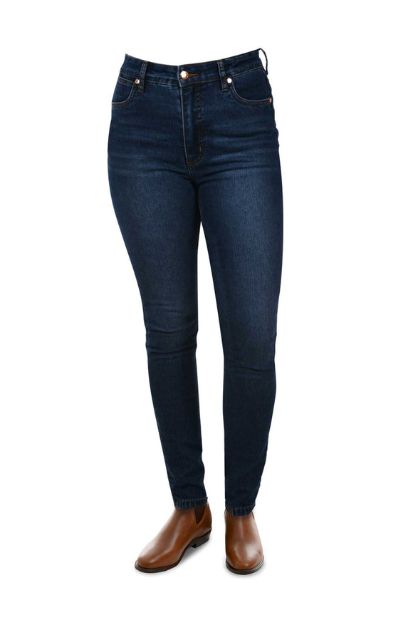 Crystal High Waist Skinny Jean | Indigo