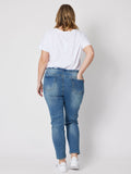 Pull On Ripped Jean