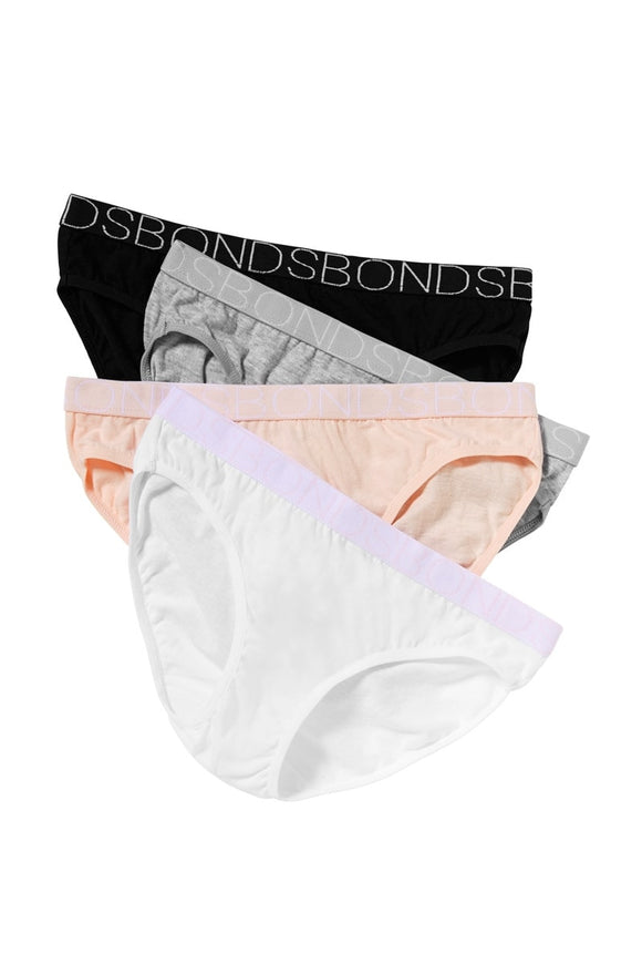 Bonds Girls Bikini 4 Pack