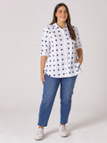 Spot Print Shirt | Yarra Woman