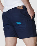 ELWD Men's Elastic Basic Short | Navy