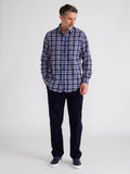 Stride Cotton Brush Shirt | Dusted Grape