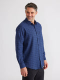 Lautner Cotton Brush Shirt | Ink