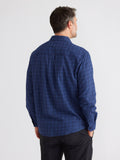 Lautner Cotton Brush Shirt | Ink