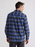 Benny Cotton Brush Shirt | Galactic Cobalt