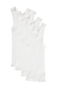 Bonds Baby Vest | 4 pack | White