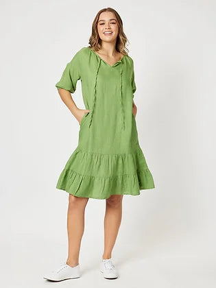 Layered Frill Hem Dress